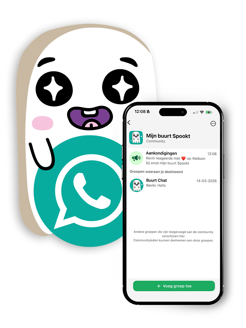 WhatsApp community uitnodiging
